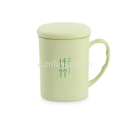 Bộ đồ ăn bằng nhựa sợi tre Mugs có nắp